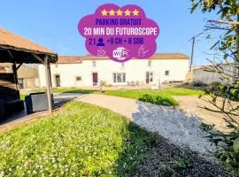 Domaine du Luth Grand Gîte - 8 Ch - 19 Lits - Futuroscope et Aquascope