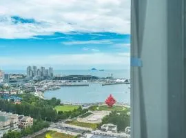 青岛万象城五四广场多米家亲子海景民宿