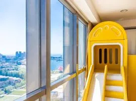 青岛万象城五四广场多米家亲子海景民宿