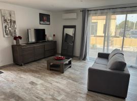 Appartement F3 Algajola les pieds dans l eau, hotel a Aregno