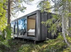 Unique, modern cabin designed by Snhetta, located at Blefjell