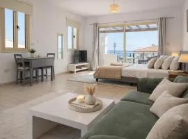 Apartment in Beautiful Village with Pool, Balcony Hillside and Sea Views
