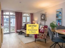 eeb & floer 4 Sterne TOP-Fewo Sylt Balkon, Pool & Sauna, Strandnah, Tiefgarage