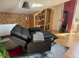 WellnessLoft mit Sauna und Garten, hotell sihtkohas Ortenberg