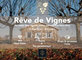Rêve de Vignes - Au cœur des vignes, votre parenthèse bien-être, hotel di Soussac