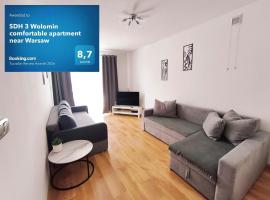 SDH 3 Wolomin comfortable apartment near Warsaw, hotel v destinaci Wołomin