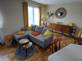 Gîte 6 pers avec jardin clos et cheminée à Ytrac, proche Aurillac