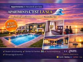 Apartments C'EST LA SEA - Whirlpool-Suite oder Dachterrassen-Suite - Pets welcome, Hotel in Neusiedl am See