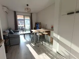 Apartment with pool near the beach