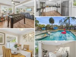 Cozy 3BR Clearwater Home w Private Pool & Backyard Oasis