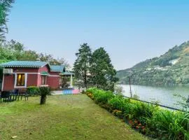 SaffronStays Gardens on the Lake - 2BR pet & elderly-friendly lakefront villa with lawns, bonfire & kitchenette near Nainital