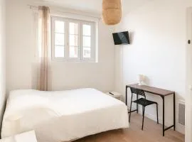 2 Appart Hôtel Chambre privée, espaces communs partagés, Centre Rouen Gare, Linge & Ménage inclus