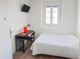 3 Appart hôtel Chambre privée avec espace commun centre Rouen Linge et ménage inclus Chambre privée