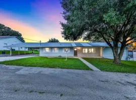 Dog-friendly lakefront home with fast WiFi, central AC, patio, & game room