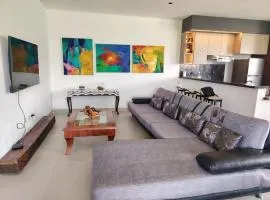 Resort familiar con playa artificial y lujo total