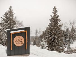 Tinwood Cabins The Climb, 3 mins to Rossland, hotel i Rossland