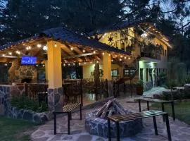 Hermosa cabaña con terraza para disfrutar Cabañas puerta del bosque Mazamitla