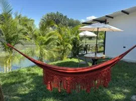 Ziwa Ecohotel Roldanillo Valle - Cabaña Mwezi