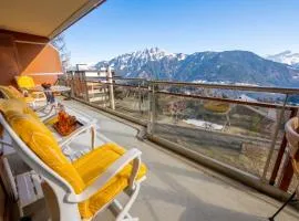 Grand balcon panoramique ,Vue Alpes ,Famille