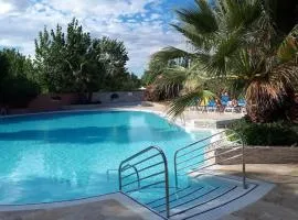 LVAM - Mobile home tout confort Camping de l'Escale C43 terrasse piscine plages
