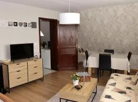 La Houblonnière appartement 2 chambres, 4 lits et 1 clic clac