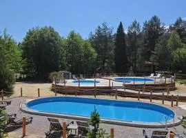 Ośrodek Wypoczynkowy Mamczur Pizuny, Roztocze, PROMOCJA ! Domki z kominkami w sercu lasu, baseny, sauna, jacuzzi w cenie wynajmu