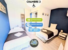 Chambres Duo au Gîte Domaine du Luth - 20 min du Futuroscope et Aquascope, hotel i Quincay