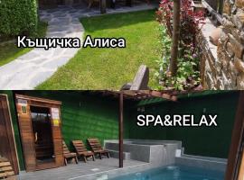 Скендерова Къща Къщичка Алиса, hotel a Leshten