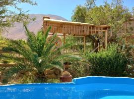 Cabaña canto del viento horcon elqui, hotel i Horcon