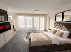 Modernes Apartment mit Balkon & Smart TV bei Hamburg