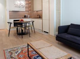 BELGRADE WATERFRONT Gallery Apartments FREE Garage、Sajmišteのホテル