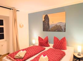 Urlaubsmagie Ferienwohnung Gipfelpfad - groß für 6P - GK2, hotel en Sebnitz