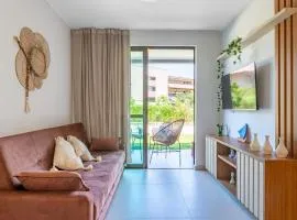 Flat Muro Alto Térreo Premium, Pé na Areia