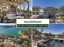 Waterfront Oasis Spa Grill Outdoor Kitchen
