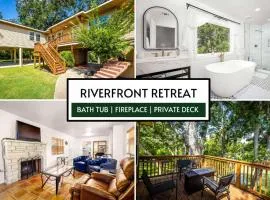 Riverfront Private Deck Family Games Wurstfest Fun