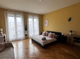 Extralarge Queen Room in the Heart of Bratislava with balcony