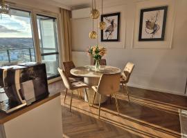 Reda में, होटल Golden Sky Premium Apartment - 17 Piętro, Taras Widokowy, Aquapark Reda