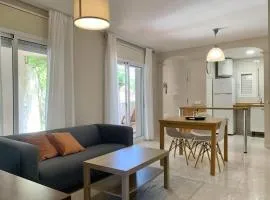 Apartamento con jardín y jacuzzi en Cambrils