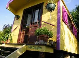 Roulotte de cirque à Rocamadour