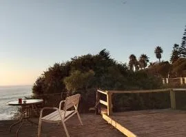 Hermosa cabaña con vista al mar