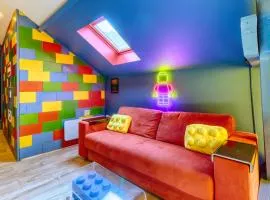 BRICKIMMERSION Suite Luxe - Cinéma Privé - Billard - Secret Room - Geek - 10min Fontainebleau - 25min Paris