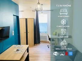 T2 du Rhône - Clim - Centre Valence 500m - Fibre