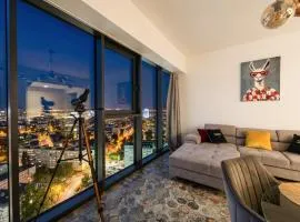 ANS Hanza Tower Apartment - 22nd floor with city view, swimming pool, sauna, jacuzzi, viewing terrace