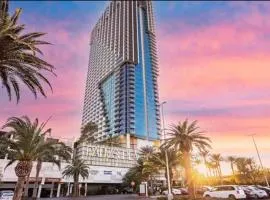 Palms Place Condo with strip view