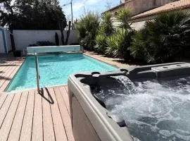 Villa à Brétignolles avec piscine chauffée et SPA à plus de 34 degrès