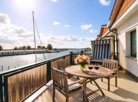 Ferienwohnung Mein Hafen mit Yachthafenblick Terrasse Strandkorb Wlan Parkplatz