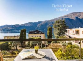 Morcote Limone Suite mit traumhafter Seesicht, hotel em Morcote