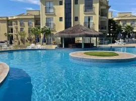 Flat Quartier Aldeia das aguas mobiliado frente a piscina primeiro andar