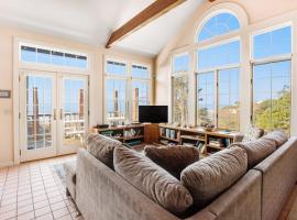 Secluded beachfront home with Pacific Ocean views fireplace game room grill, Hotel in Arch Cape