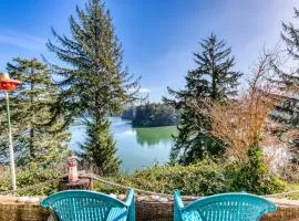 Riverfront Home with Beautiful Water Views Patio & Fireplace